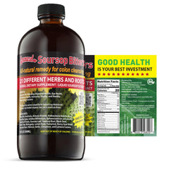 Amenazel Soursop Bitters bottle pour enhances beverage flavor