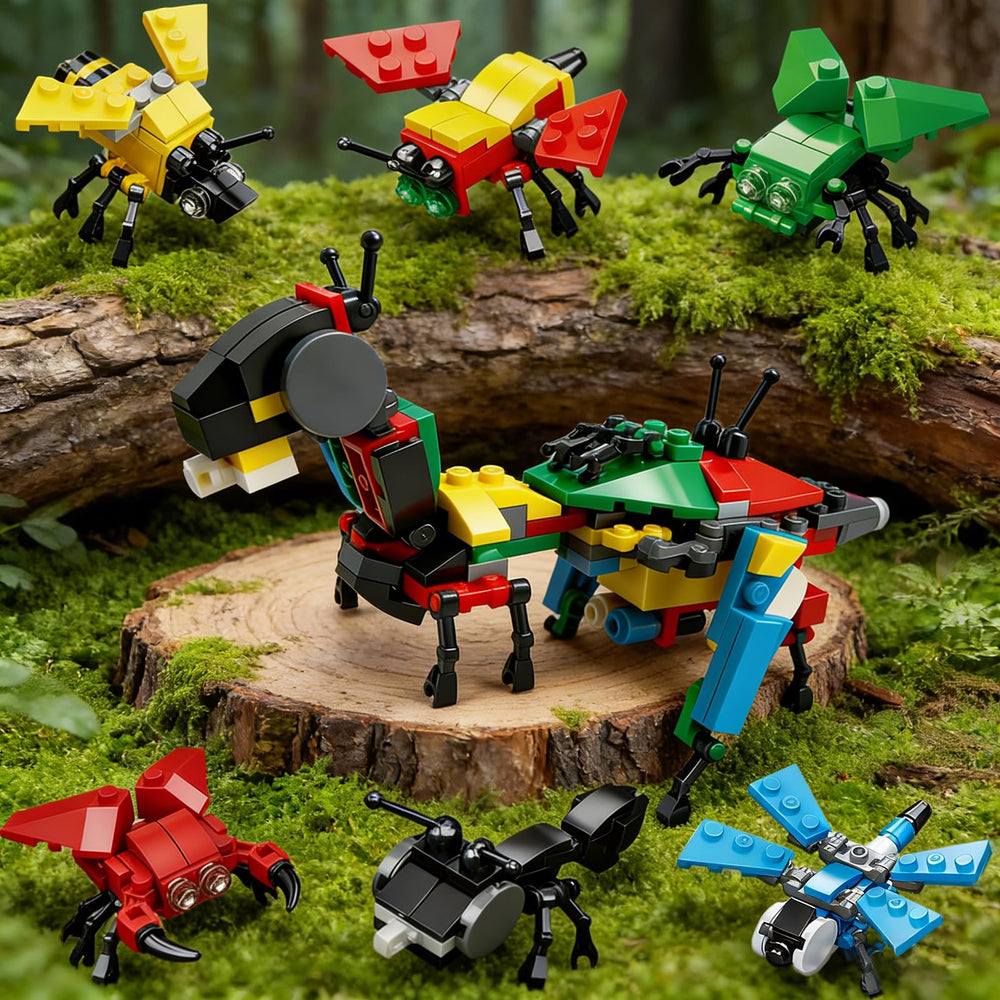 AMENON 358-piece STEM toy set supports creativity and coordination
