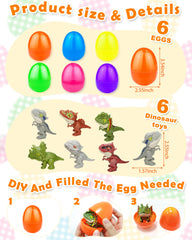 AMENON dinosaur toy with movable mouth and limbs for imaginative play.