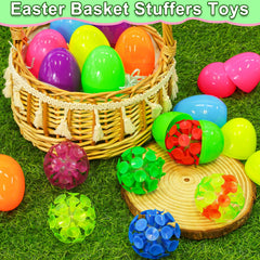 Durable AMENON plastic eggs designed to withstand daily kid play.