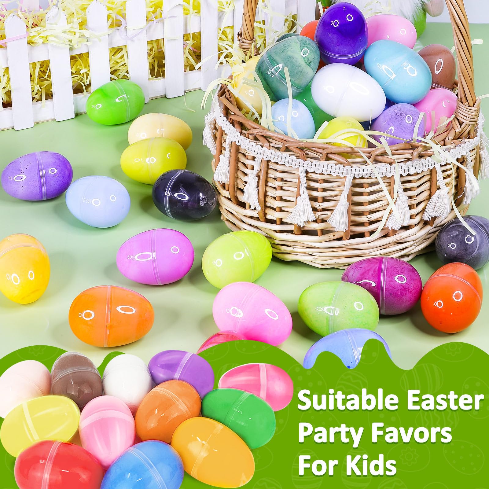 AMENON durable plastic eggs ensure safe, kid-friendly Easter fun and reuse.