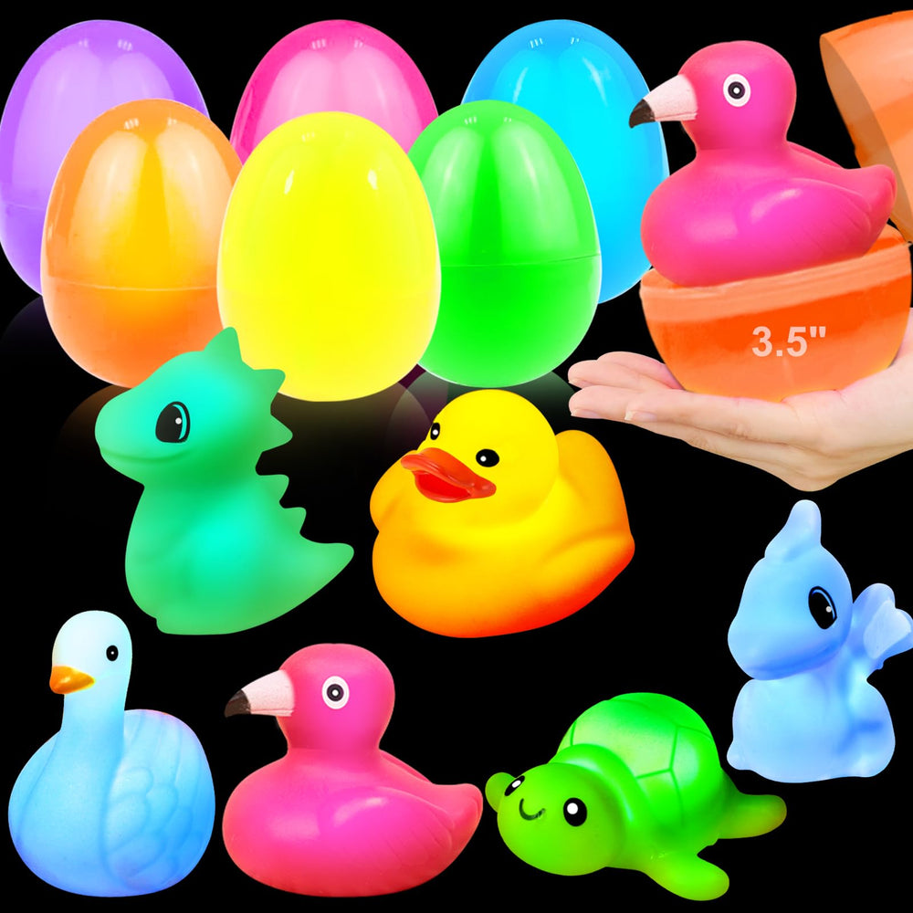 AMENON Easter egg filler swan glows in water for engaging bath time