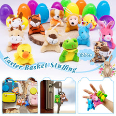 AMENON Easter egg with elephant plush toy, kid-friendly keepsake