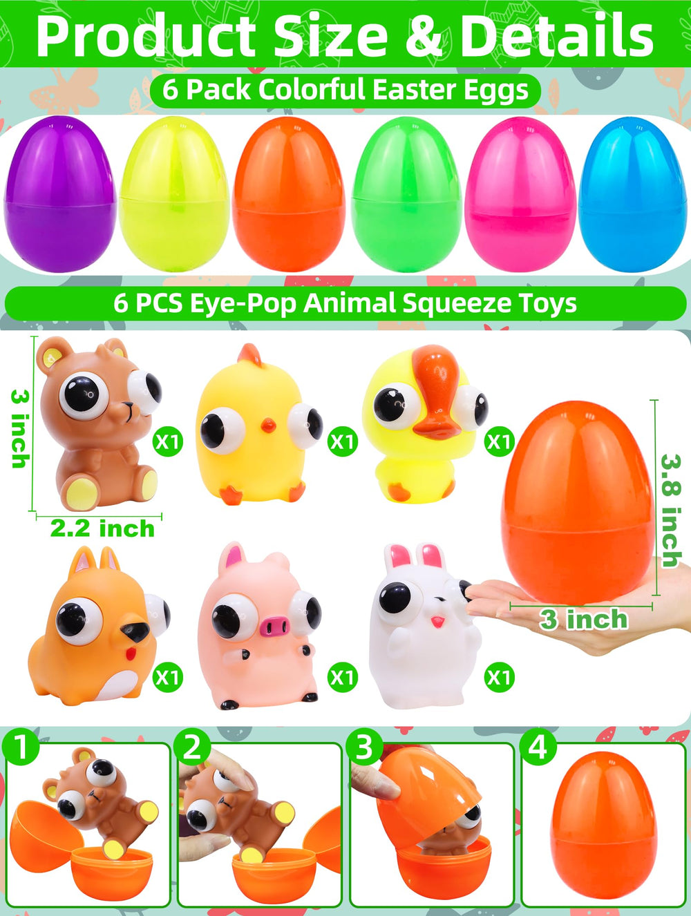 AMENON egg reveals bunny inside for playful surprise.