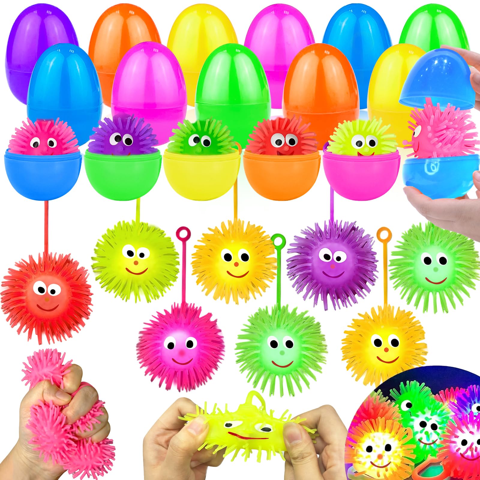 AMENON glow-in-the-dark Easter eggs for exciting hunts and safe, family-friendly play