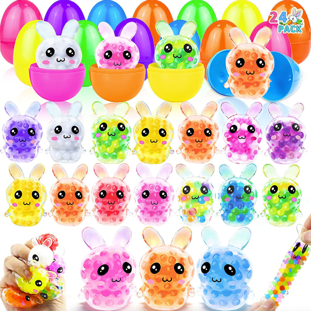 AMENON Easter eggs in a 24-pack, prefilled for festive egg hunts.