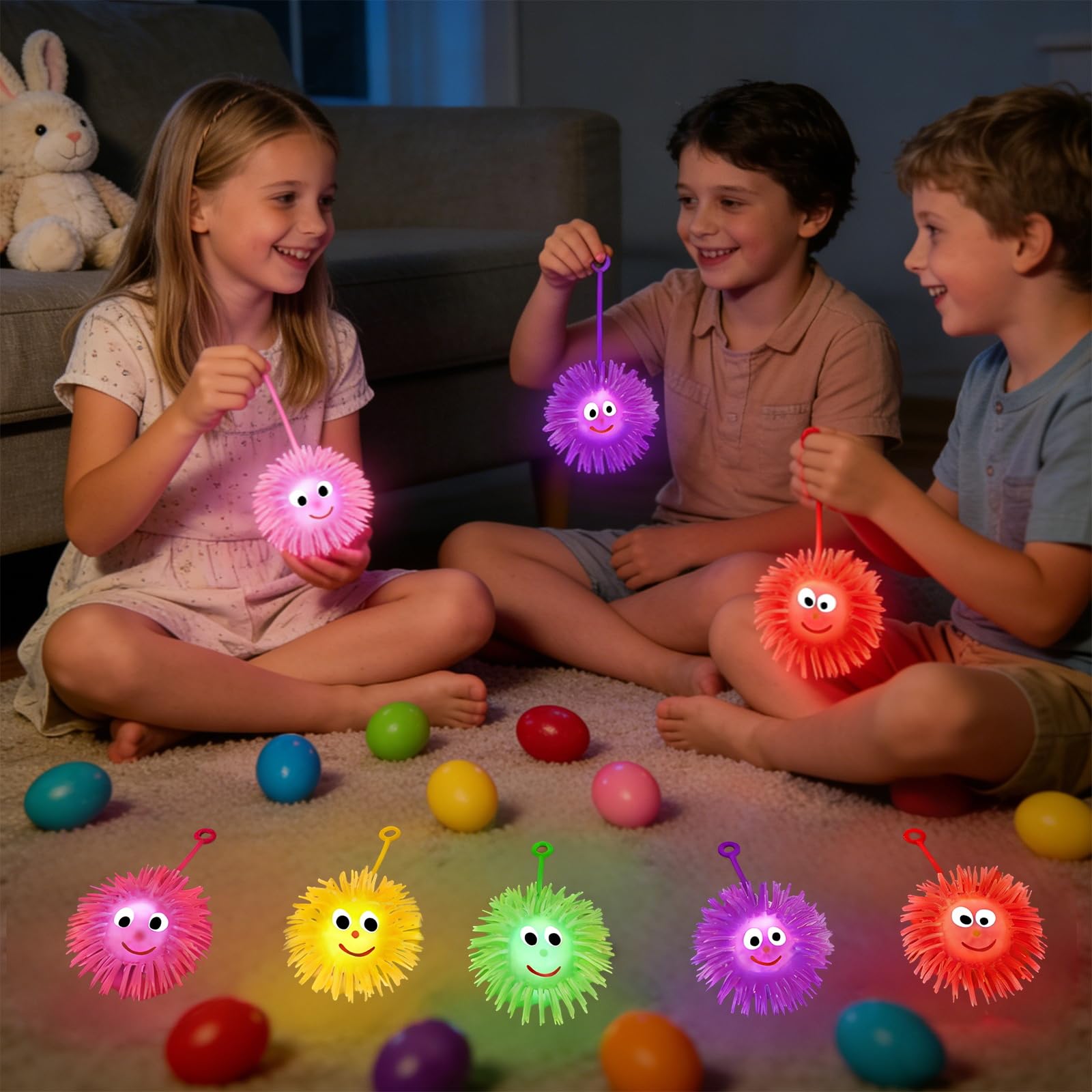 AMENON Easter party favors and classroom prizes with glow effects