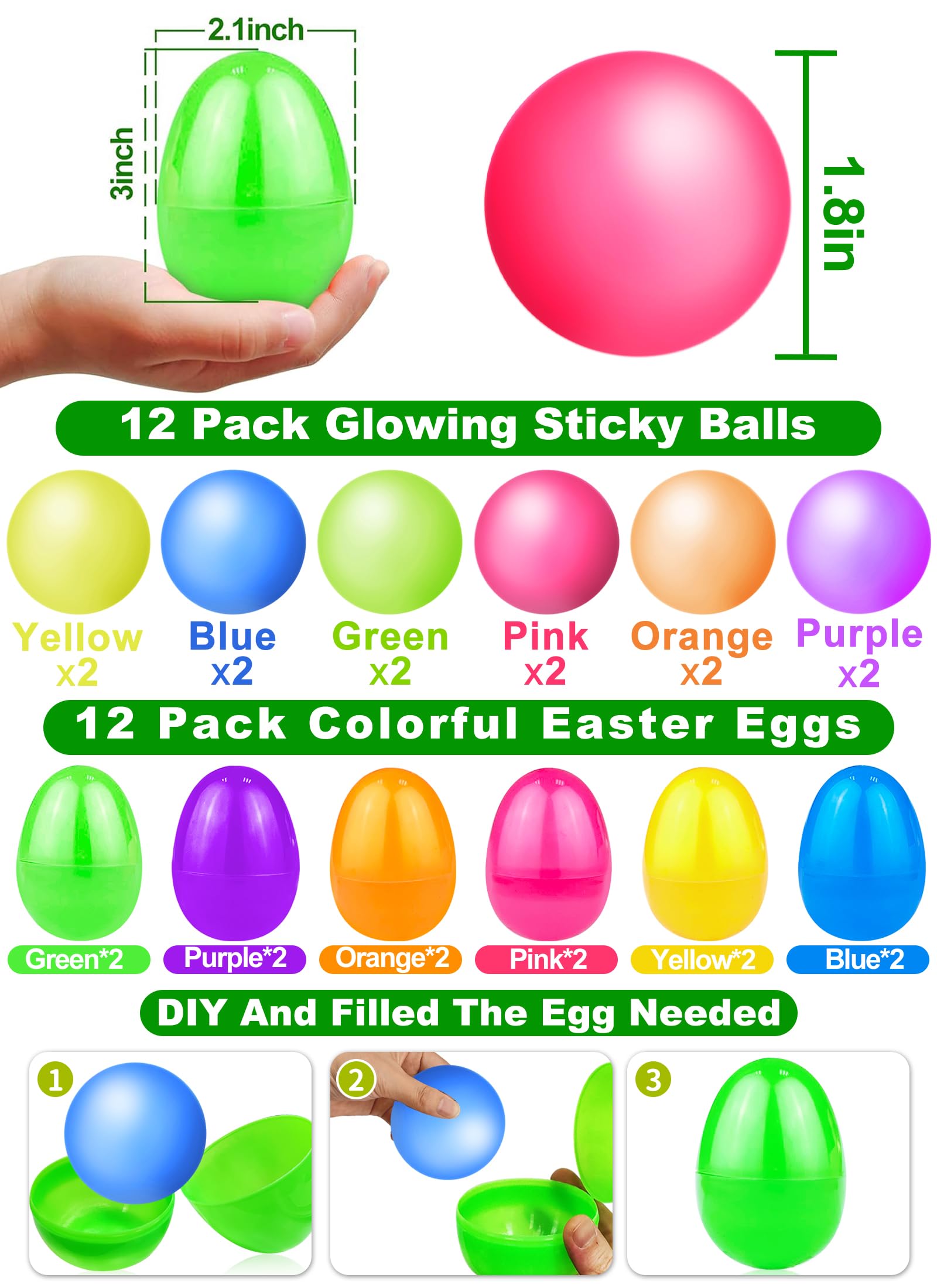 AMENON glow sticky ceiling ball blue ready for indoor sensory play