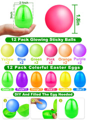 AMENON glow sticky ceiling ball blue ready for indoor sensory play
