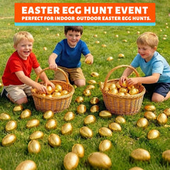AMENON hinged design Easter egg ensures top stays with bottom.
