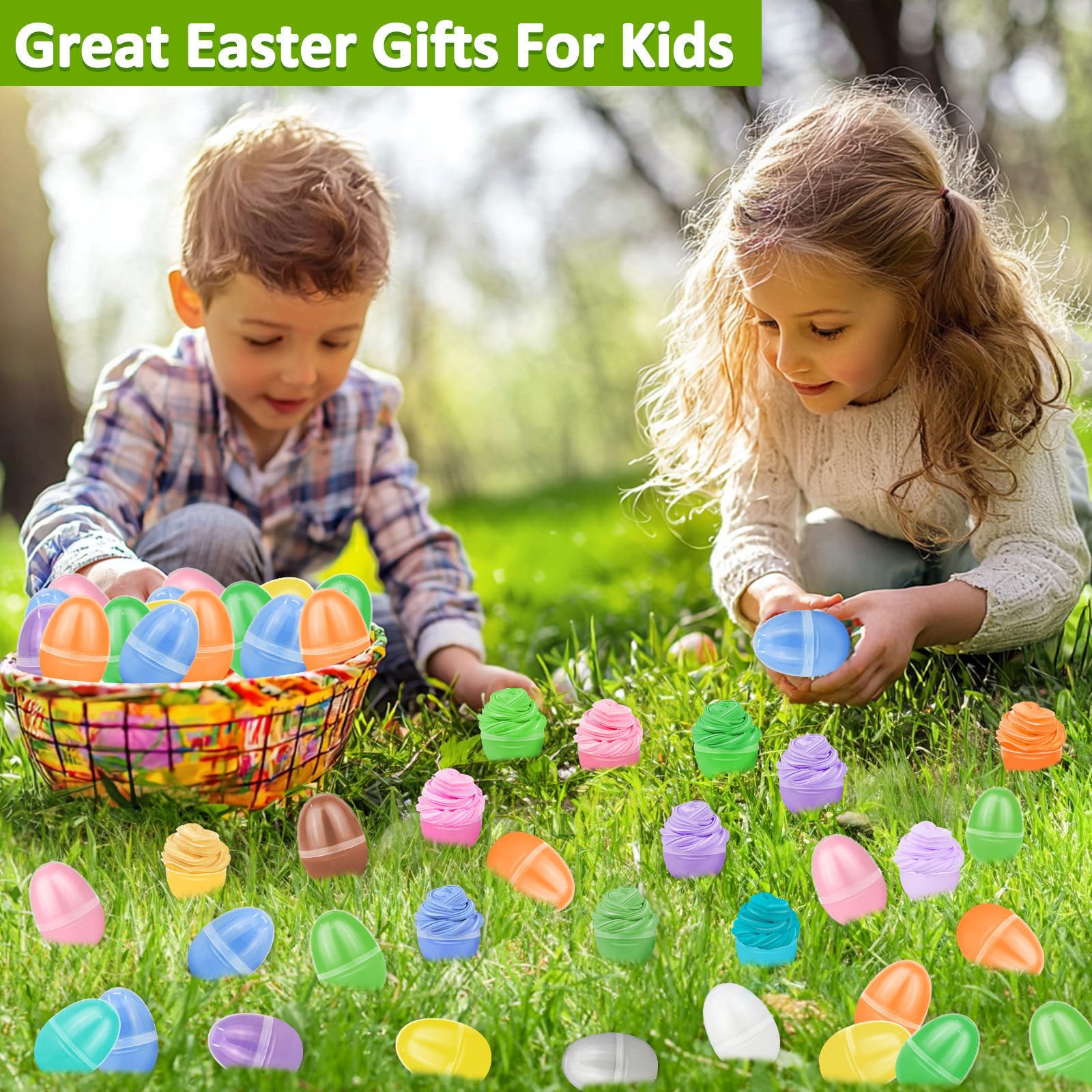 AMENON party favors and classroom prizes with surprise slime eggs for celebrations.