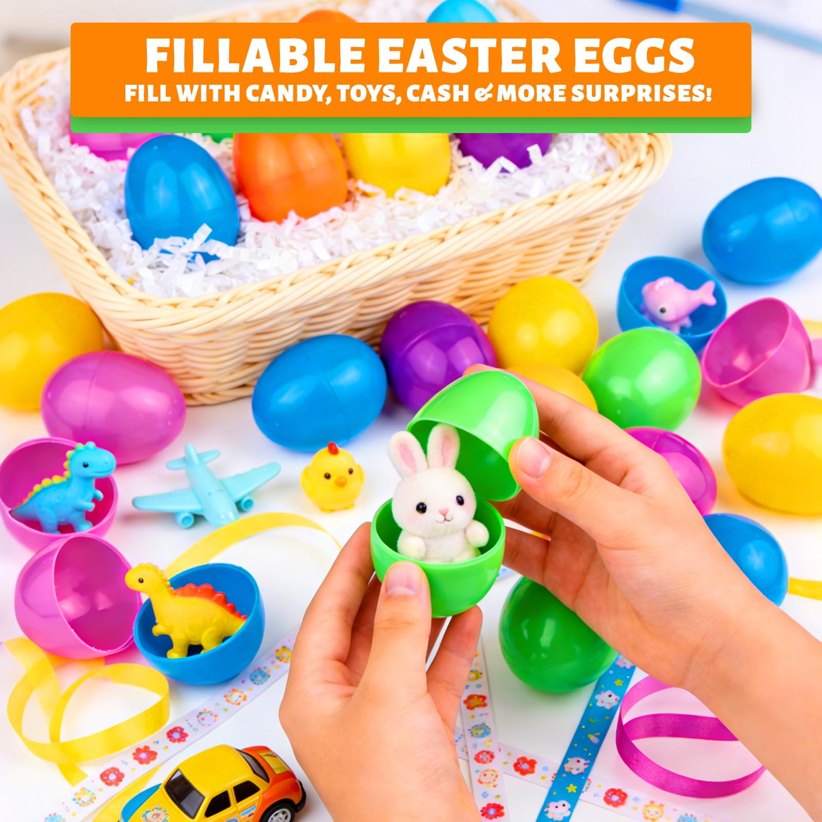 AMENON pastel colors Easter eggs brighten any hunt or party.