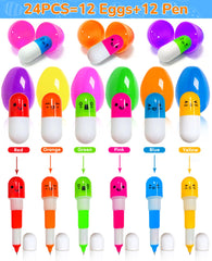 AMENON pill-shaped pens in six colors for creativity