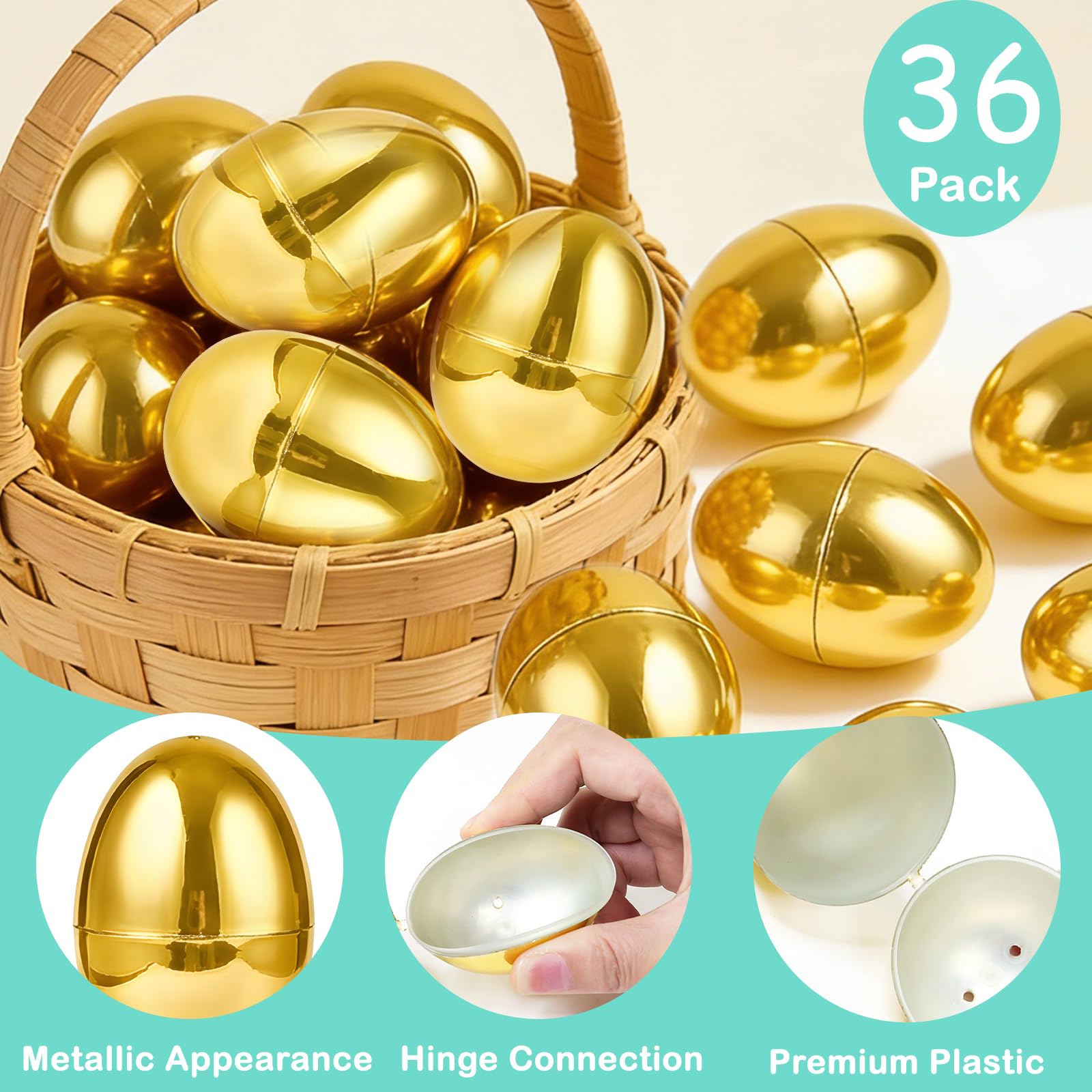AMENON plastic Easter eggs are safe, non-toxic, and kid-friendly for events