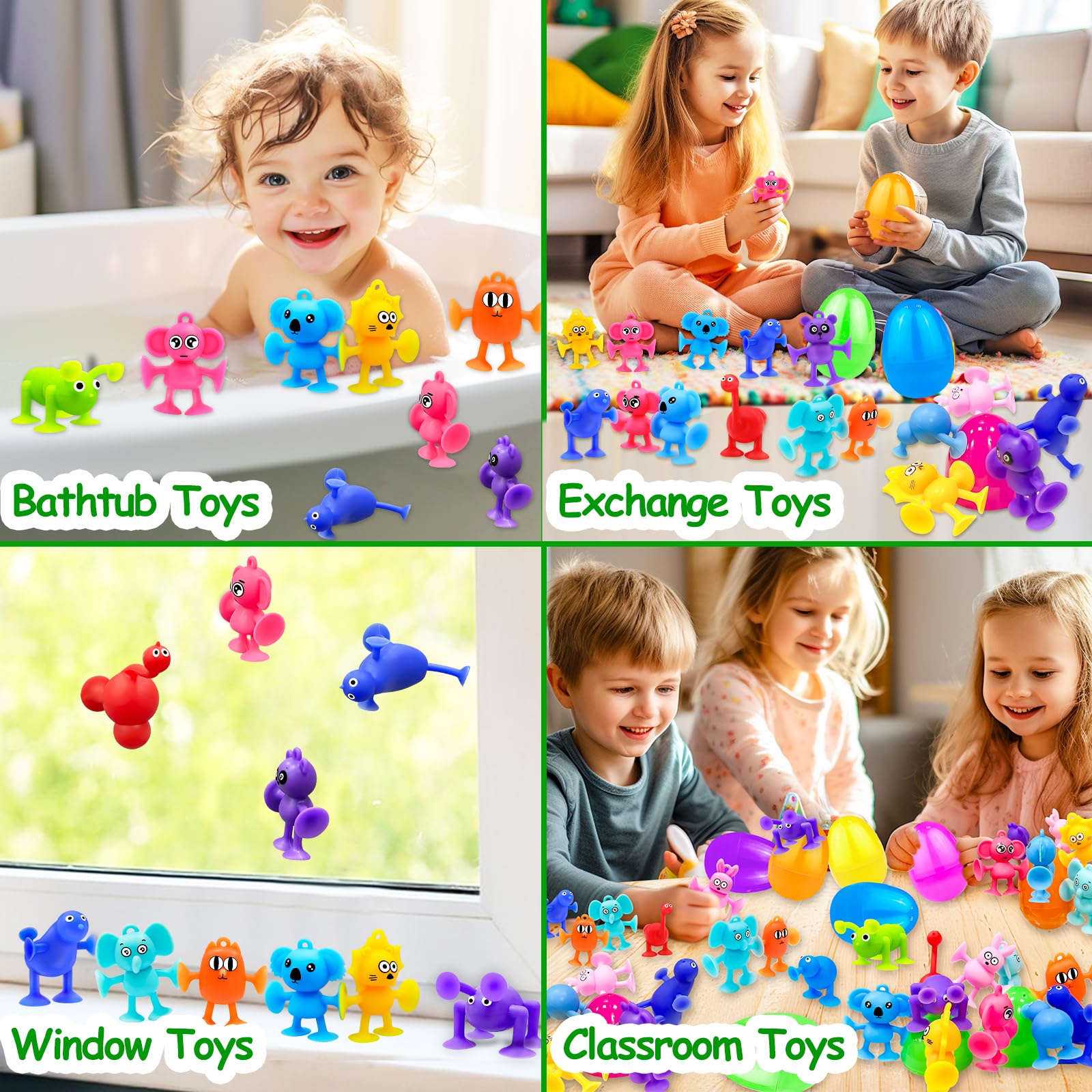 AMENON six-color Easter eggs add vibrant visuals to parties and gifts.