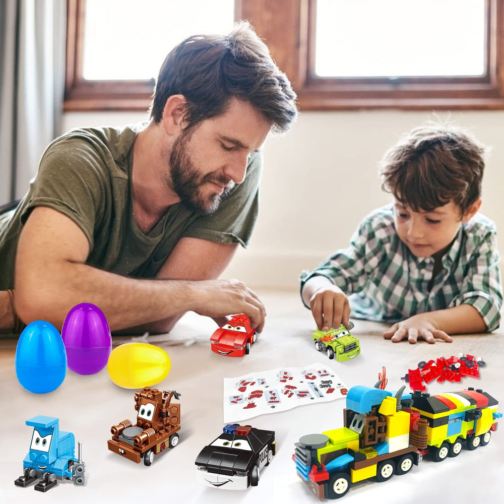 AMENON stem toy cars enhance fine motor skills.