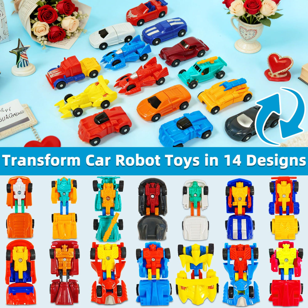 AMENON transforming car-robot toy demonstrates easy 2-in-1 play for kids.