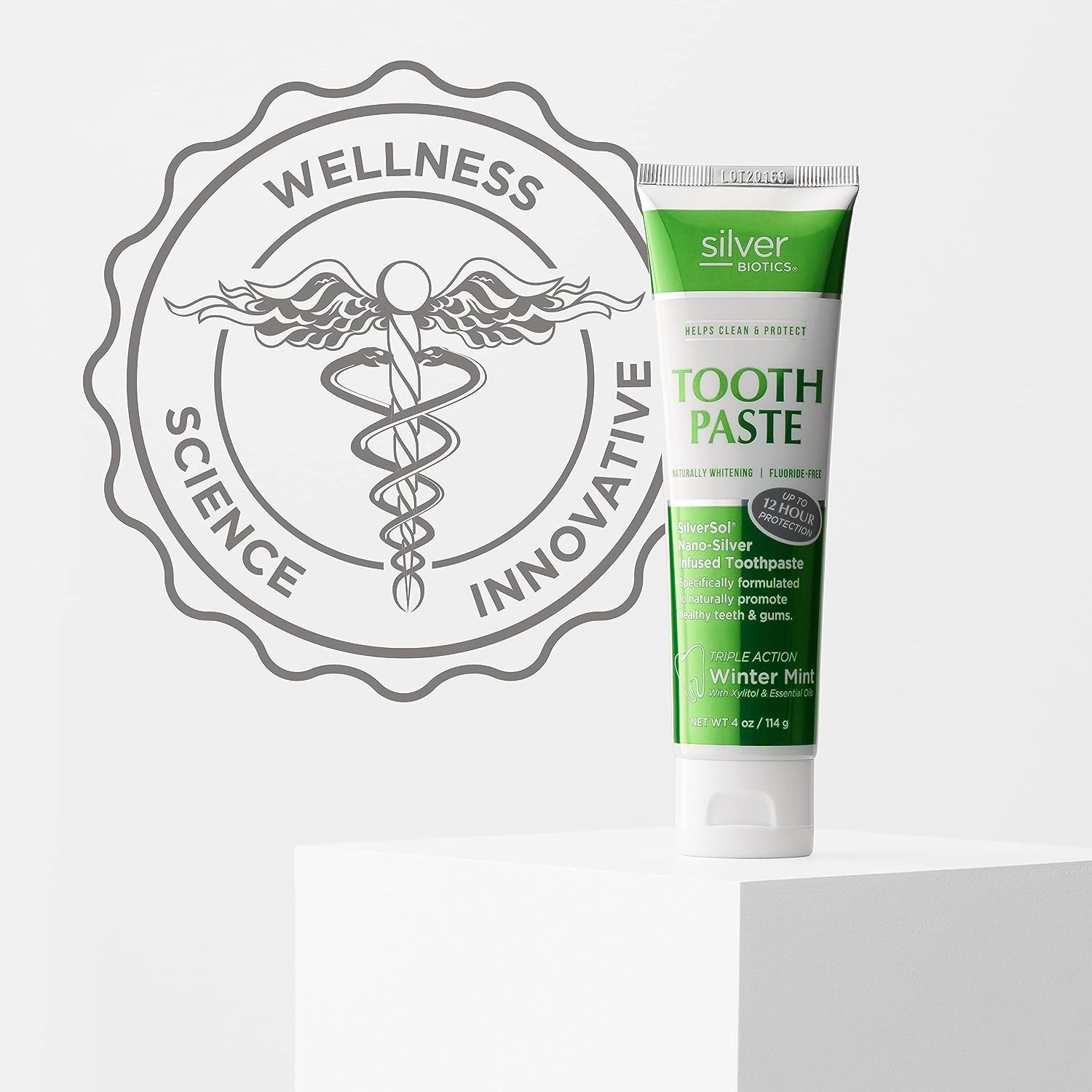 Probiotic-friendly formula icon indicates compatibility.