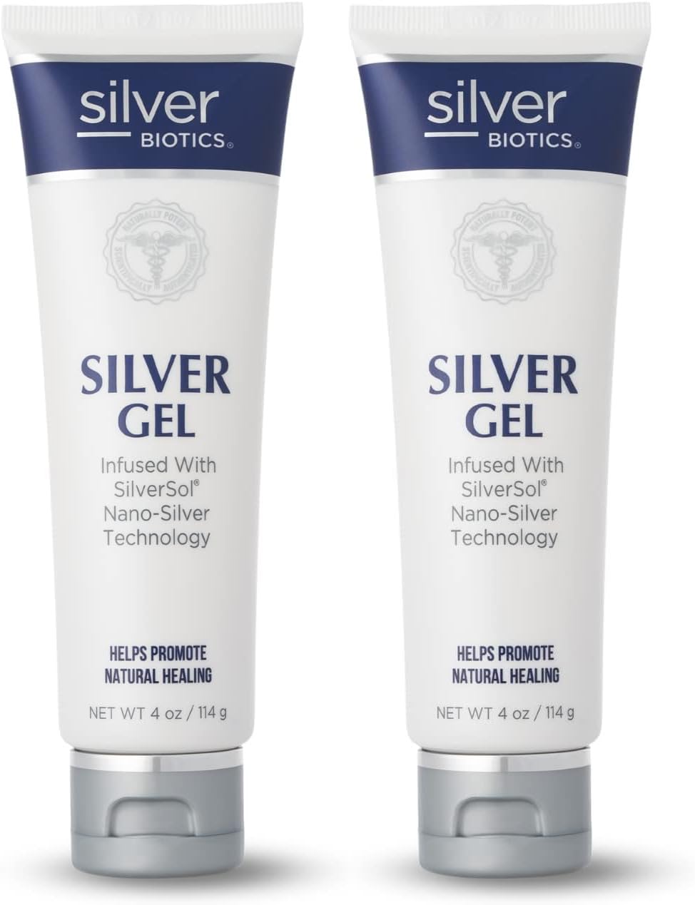 American Biotech Labs Silver Biotics first-aid gel bottle pour for quick skin soothing
