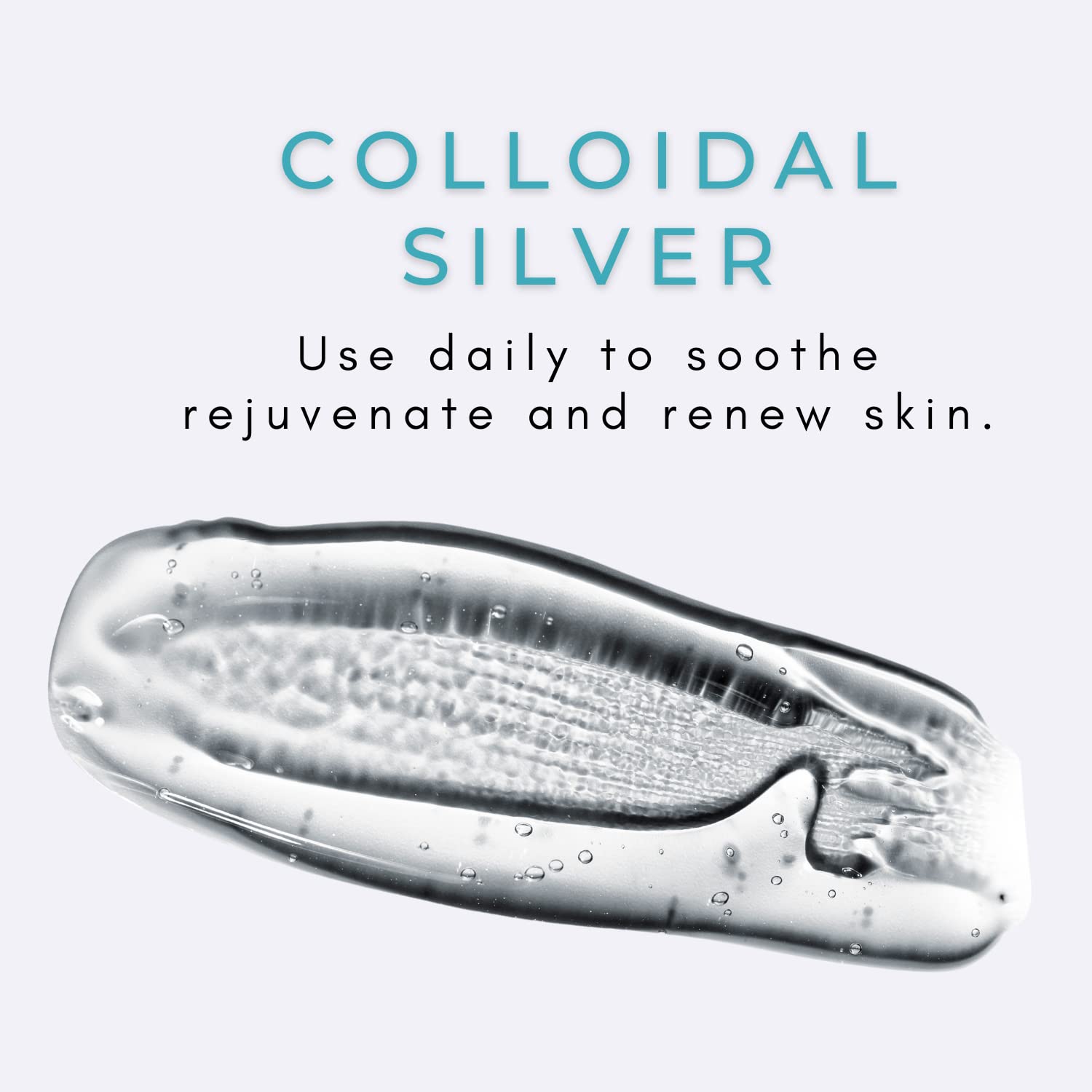 American Biotech Labs SilverBiotics gel shows no staining on skin