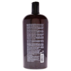 American Crew Daily Moisturizing Shampoo pour action showing rich lather ready for cleansing