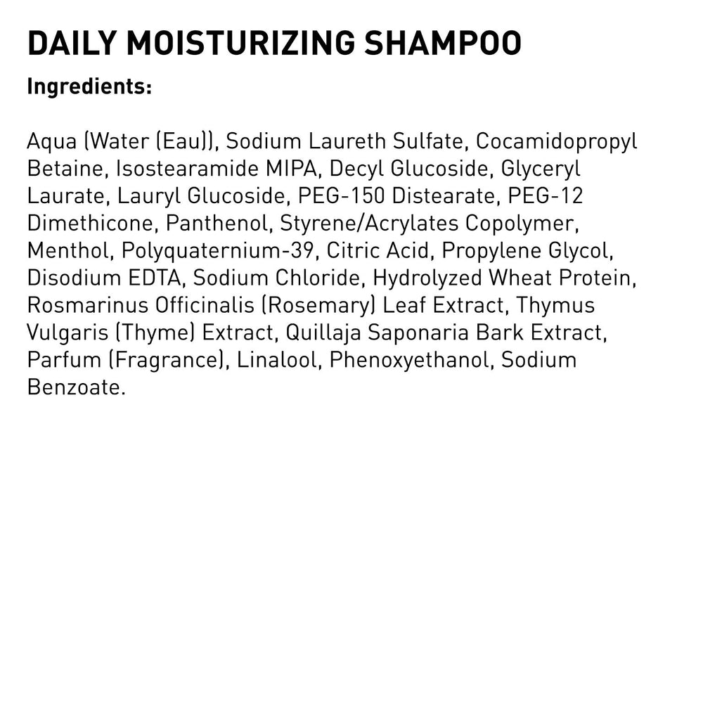 American Crew Daily Moisturizing Shampoo scalp massage scene suggests refreshing cleansing routine