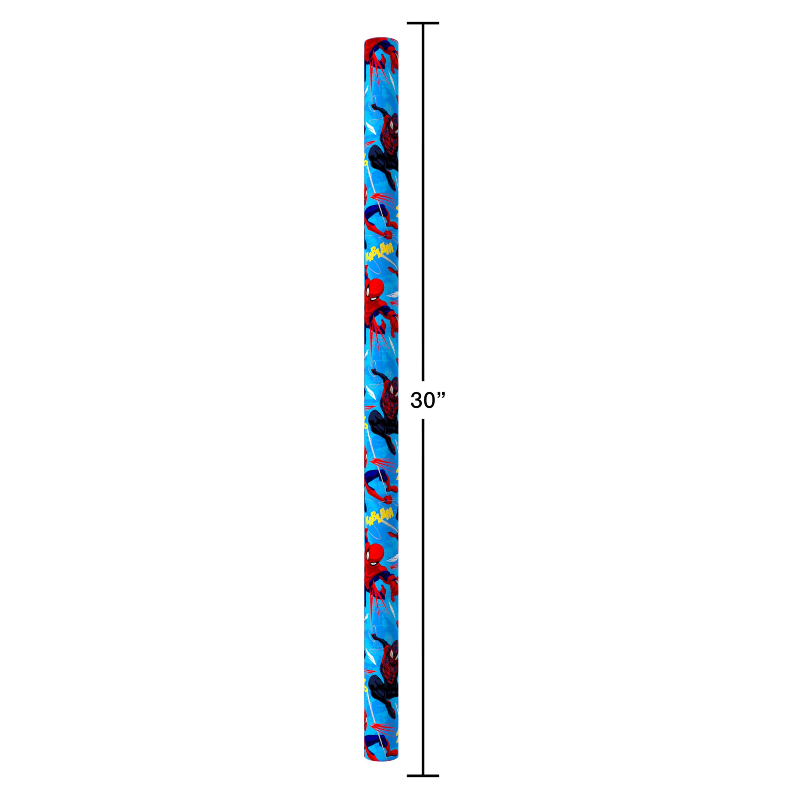 American Greetings Spiderman wrap ideal for crafts and party decor.