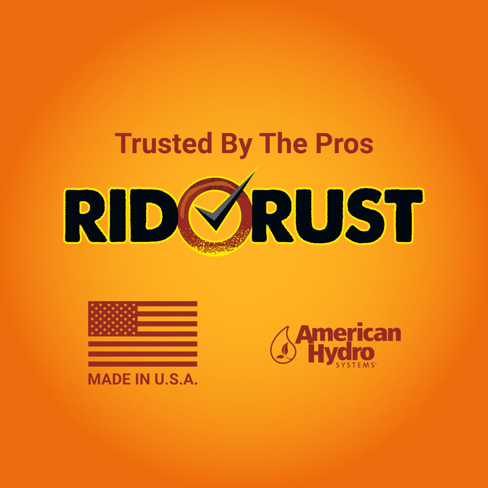 Made in the USA, Rid-O-Rust trusted by professionals.