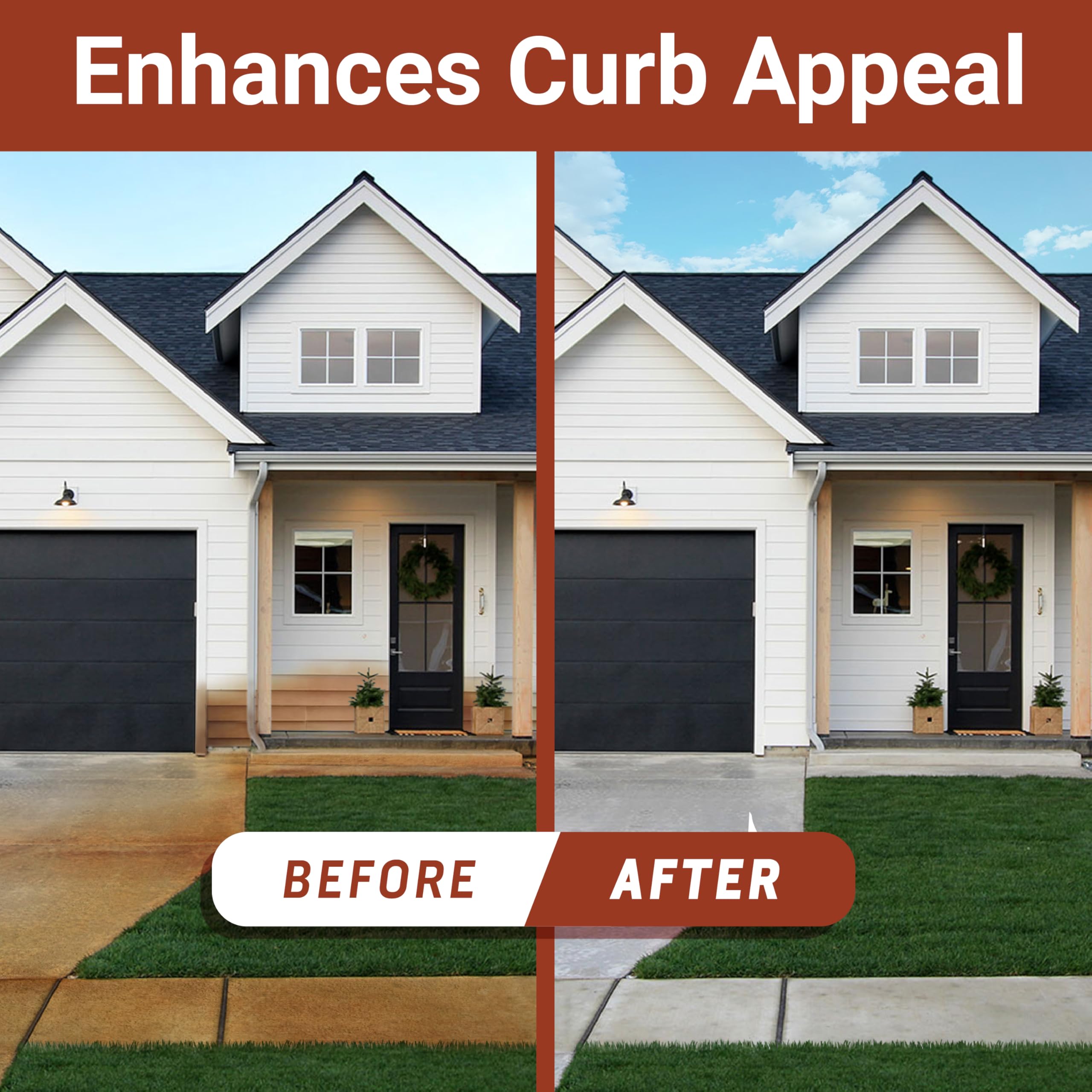 Rust-free surfaces after Rid-O-Rust treatment.