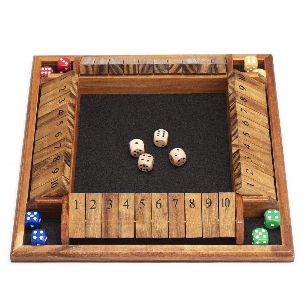 AMEROUS 12-dice set with vibrant colors for engaging, fast-paced play.