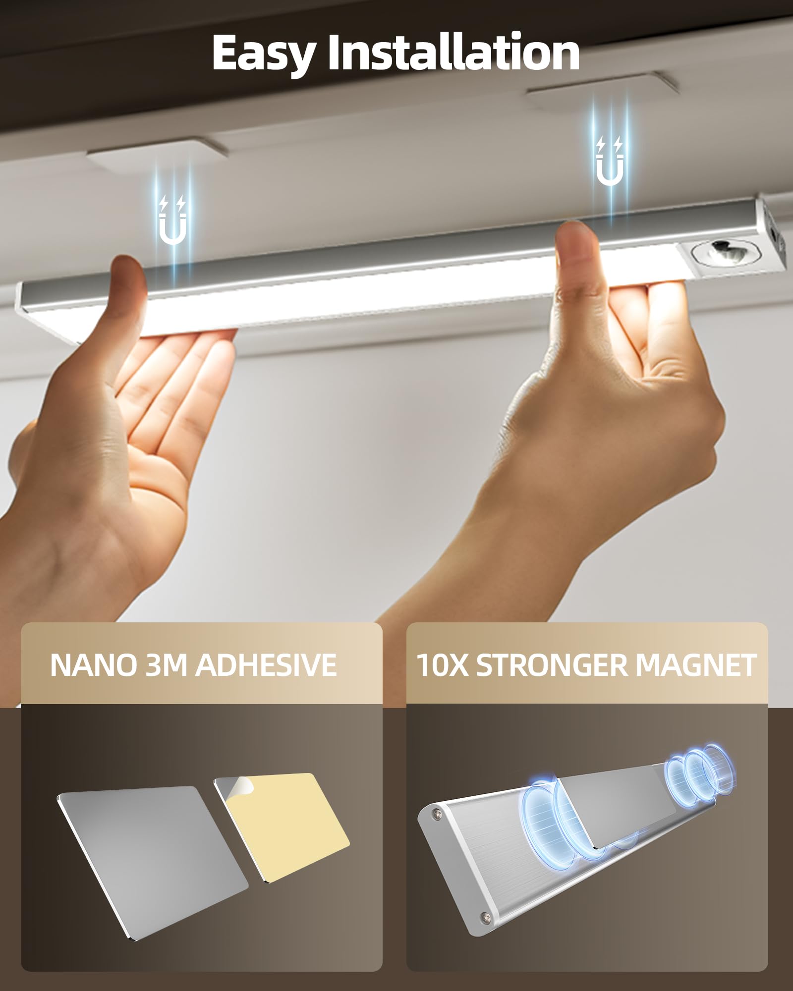 AMETHEUS brightness control provides 10%–100% dimming for ambience.