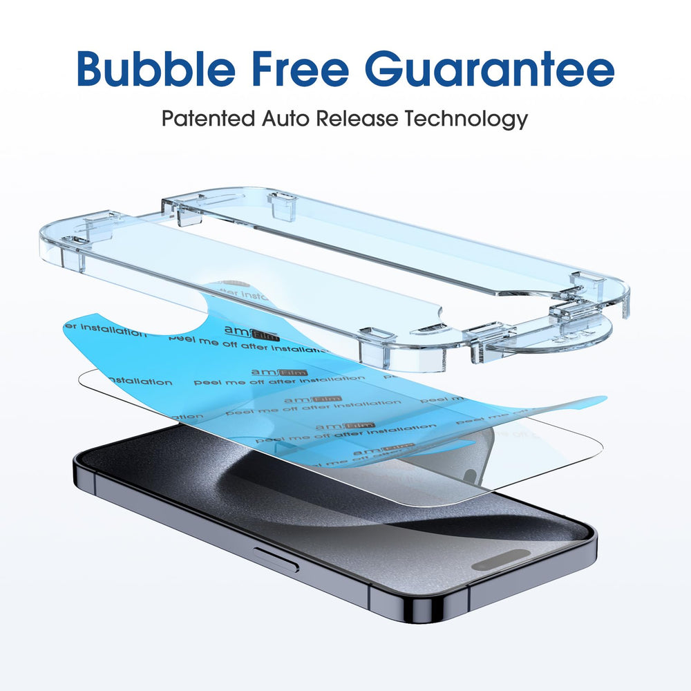 amFilm Oleophobic coating reduces fingerprints for a clean view