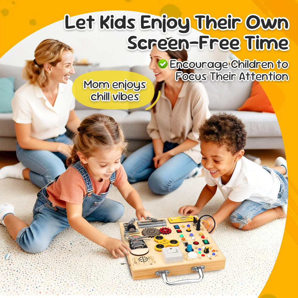 AMGAMGTS board with silky-smooth edges for safe toddler play