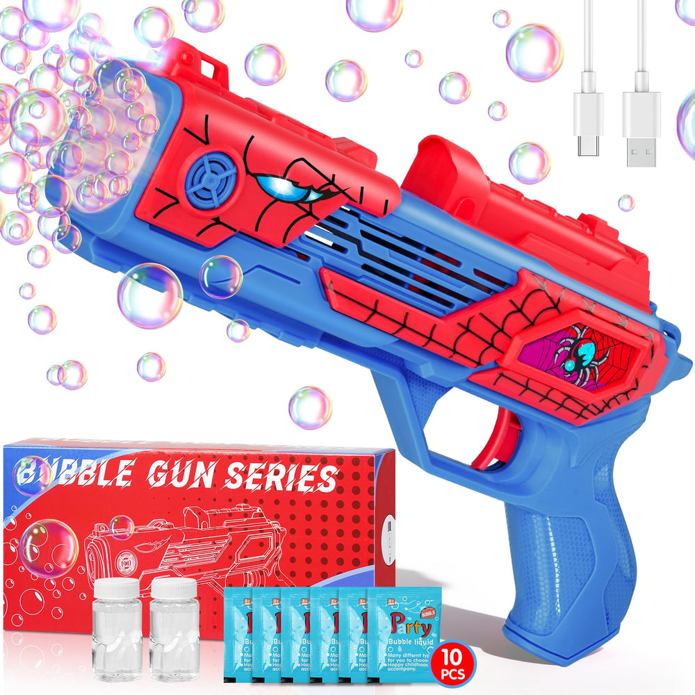 Amiabling Rechargeable Bubble Blaster in action for carefree outdoor fun