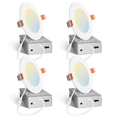 Amico 4in downlight with junction box for fast, clean installation.