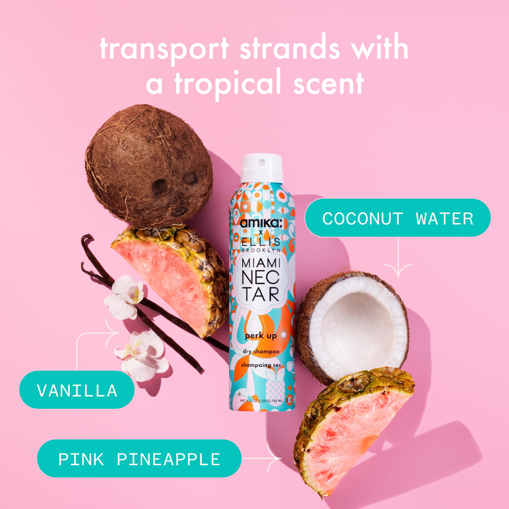 Amika Miami Nectar Perk Up soaks up oil at the roots for instant refresh.