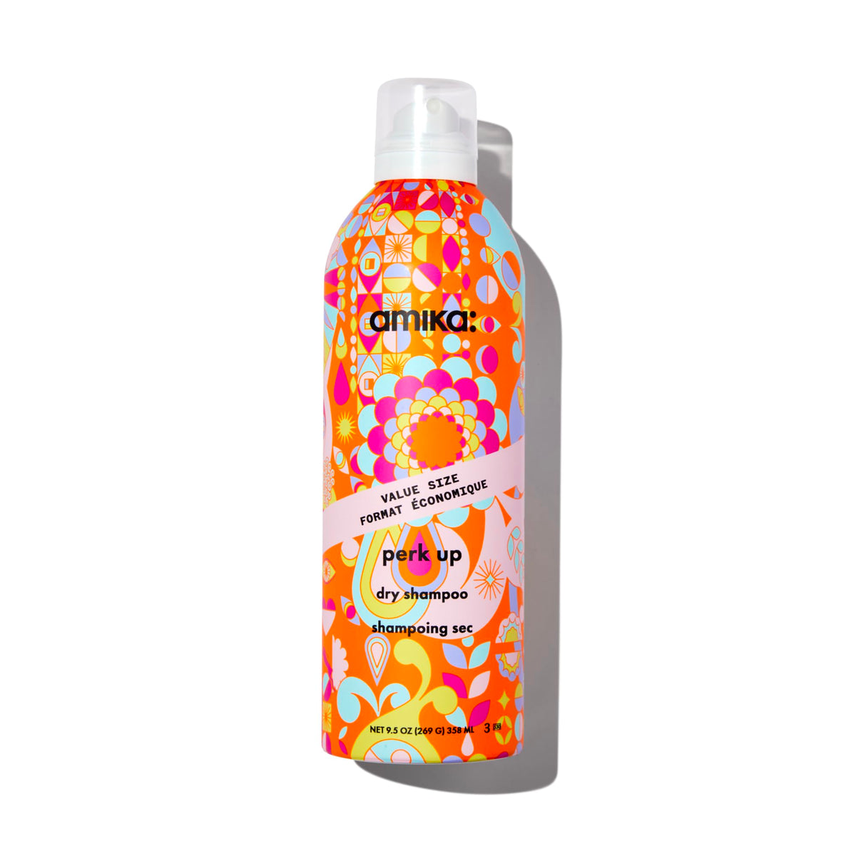 Amika Perk Up Dry Shampoo root refresh for oil absorption and lift