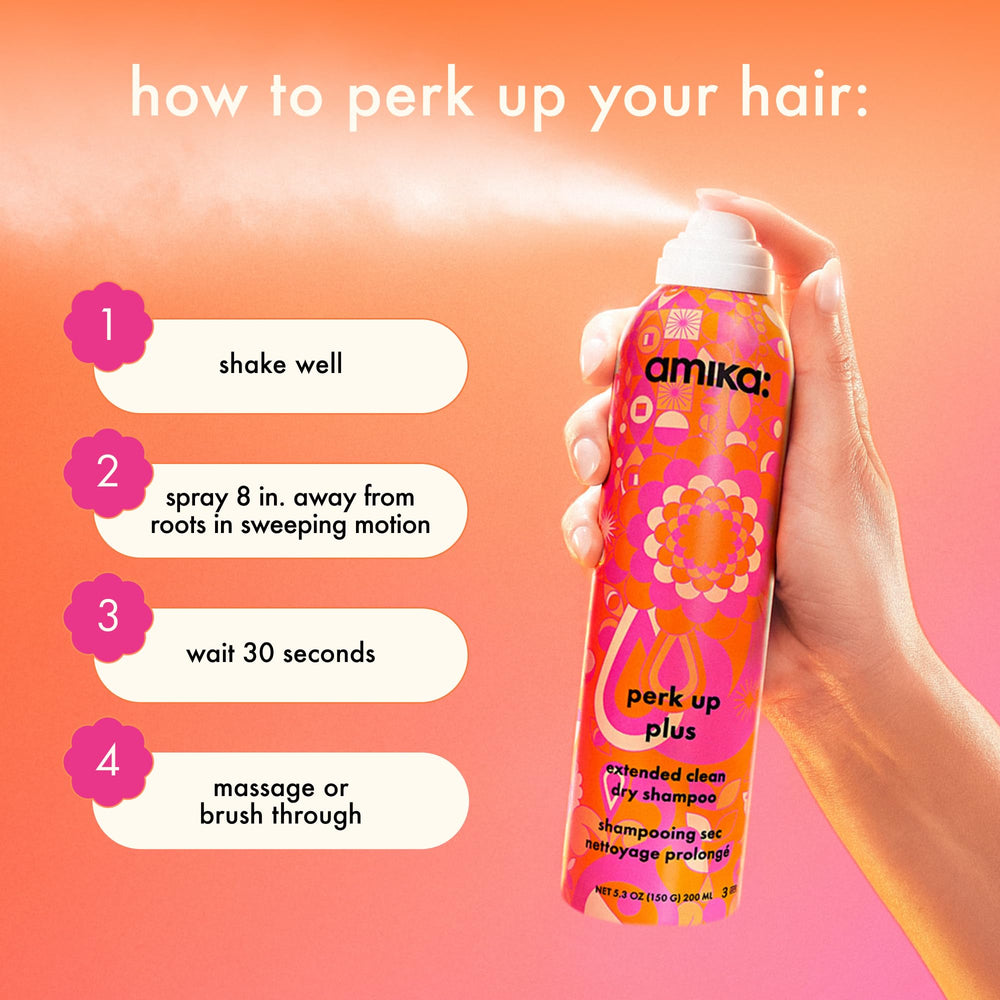 Amika Perk Up Plus lightweight texture delivers a weightless refresh