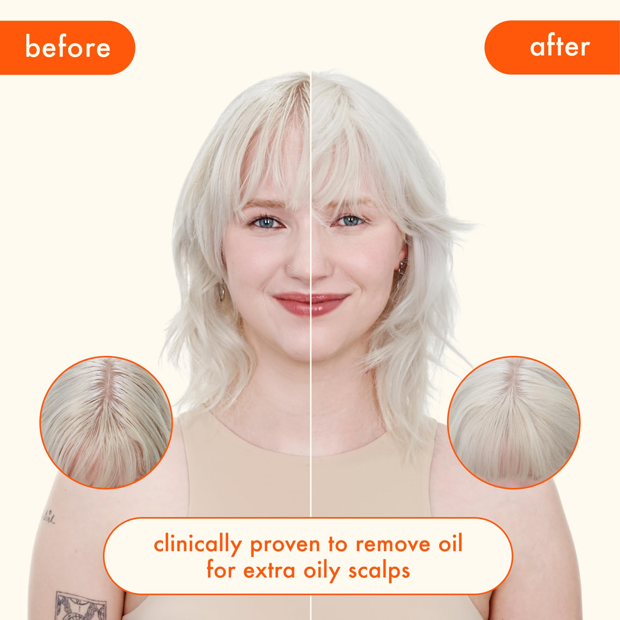 Amika Perk Up Ultra Dry Shampoo applied at roots for oil control and lift.