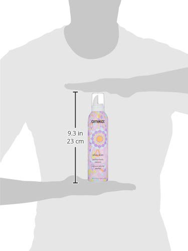 Amika Plus Size Perfect Body Hair Mousse after blow-dry reveals fuller-looking hair.