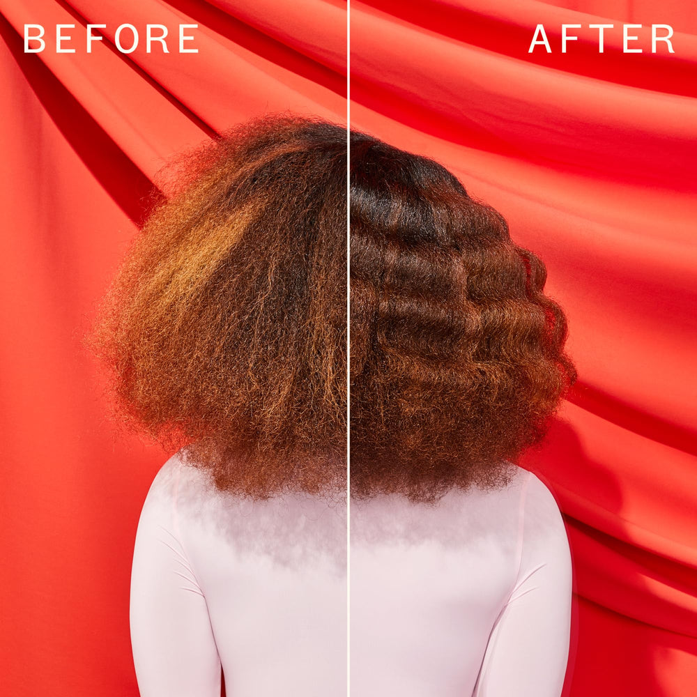 Amika Top Gloss Shine Spray enhances color vibrancy with lightweight shine