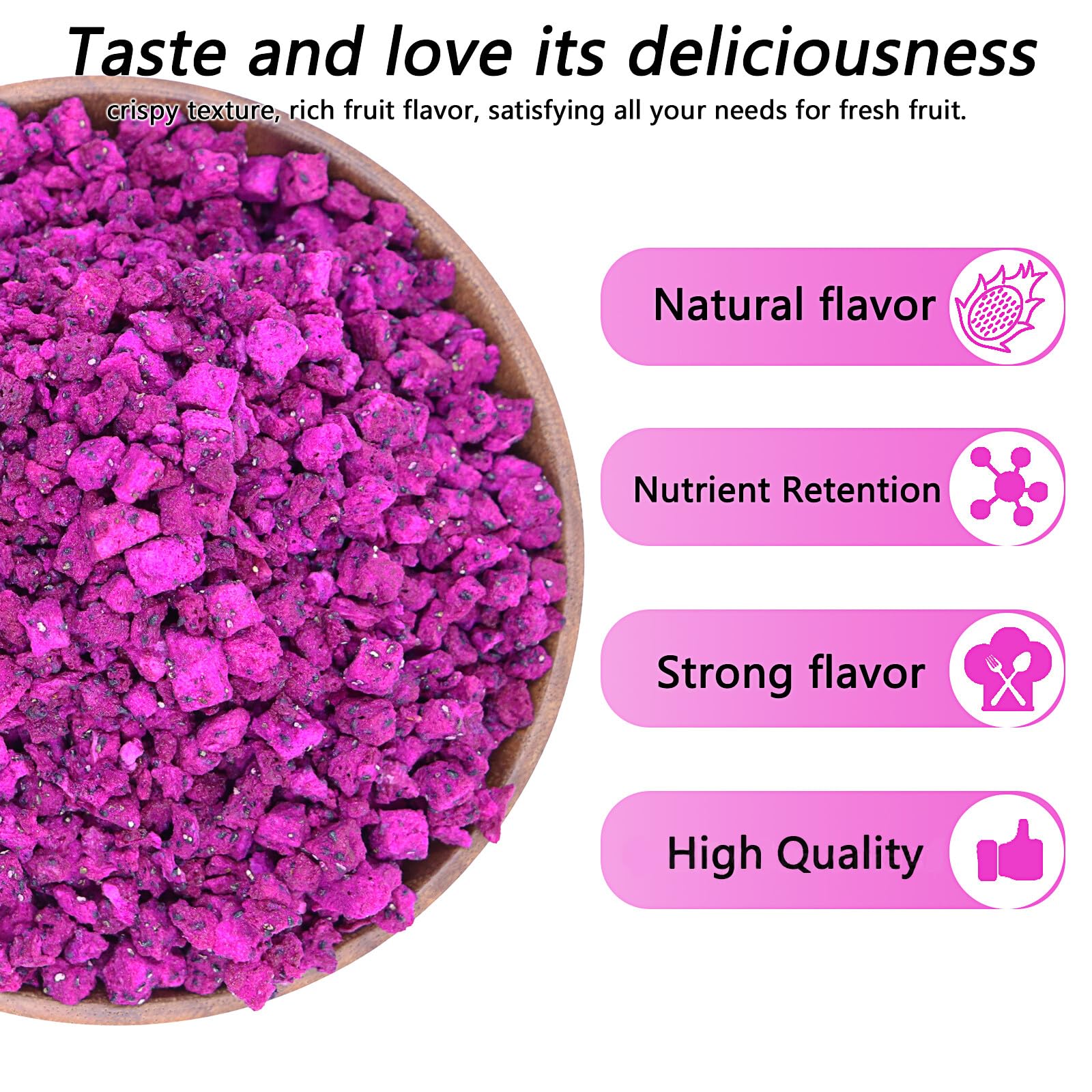 Amilutuo dragon fruit used to infuse a drink with bright aroma.