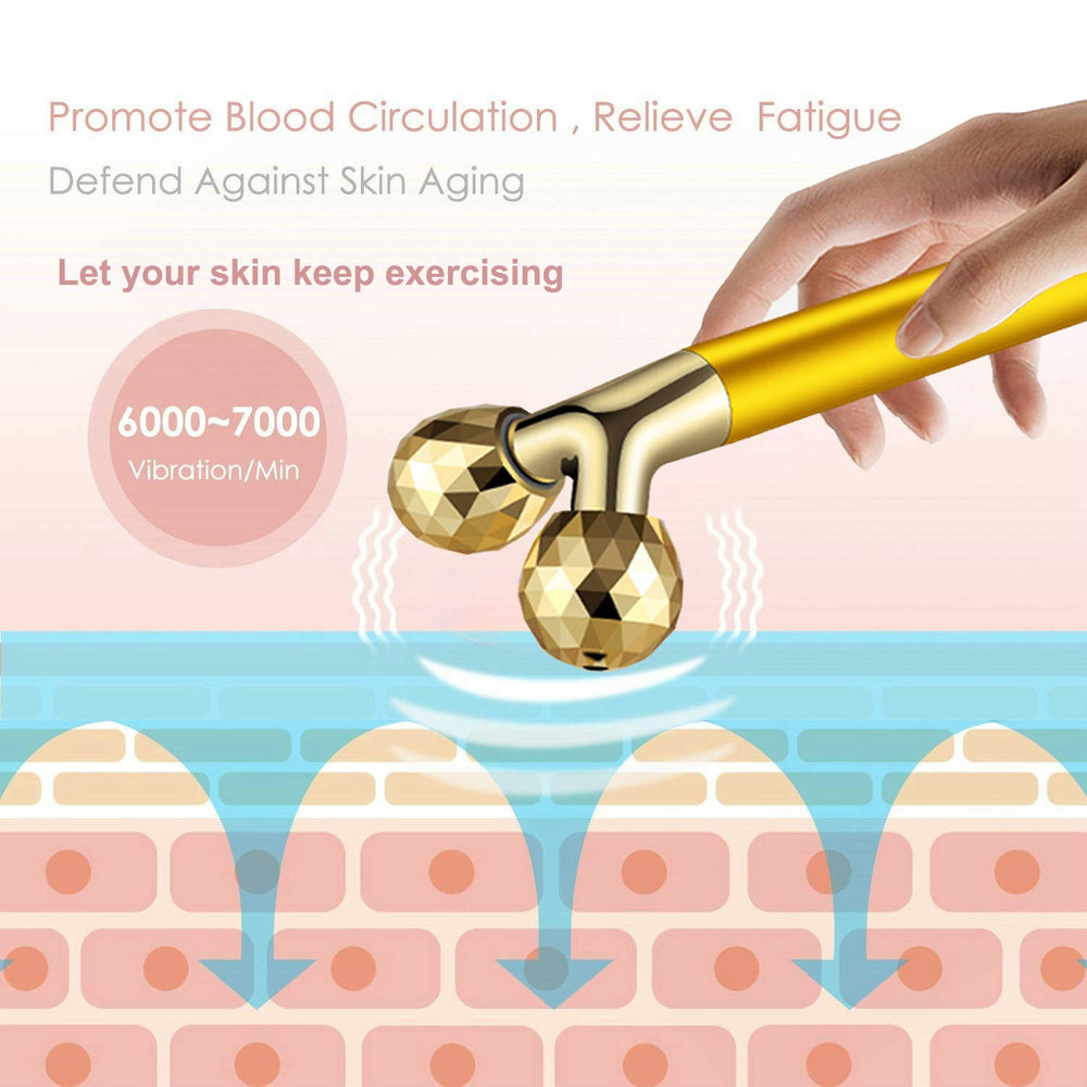 Amirce Face Massager Kit dual-design for versatile daily skincare sessions.