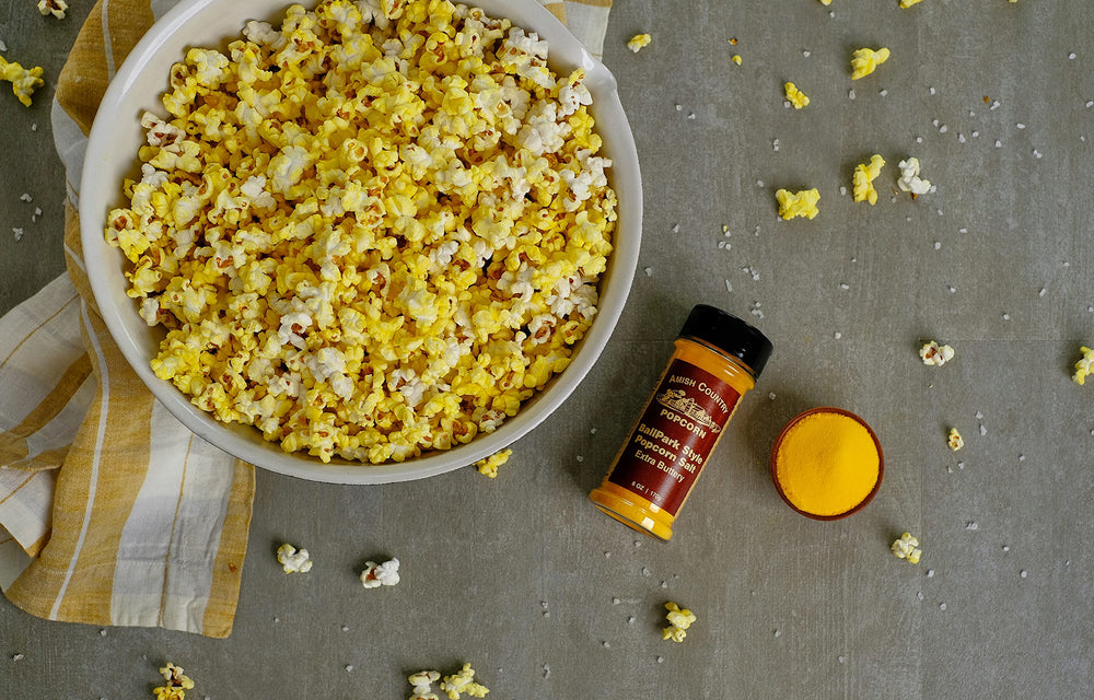 Amish Country Popcorn Gluten Free hint on label attracts gluten-aware snackers