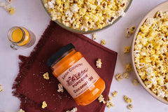 Amish Country Popcorn non-GMO label — Non-GMO snack choice for mindful eating.