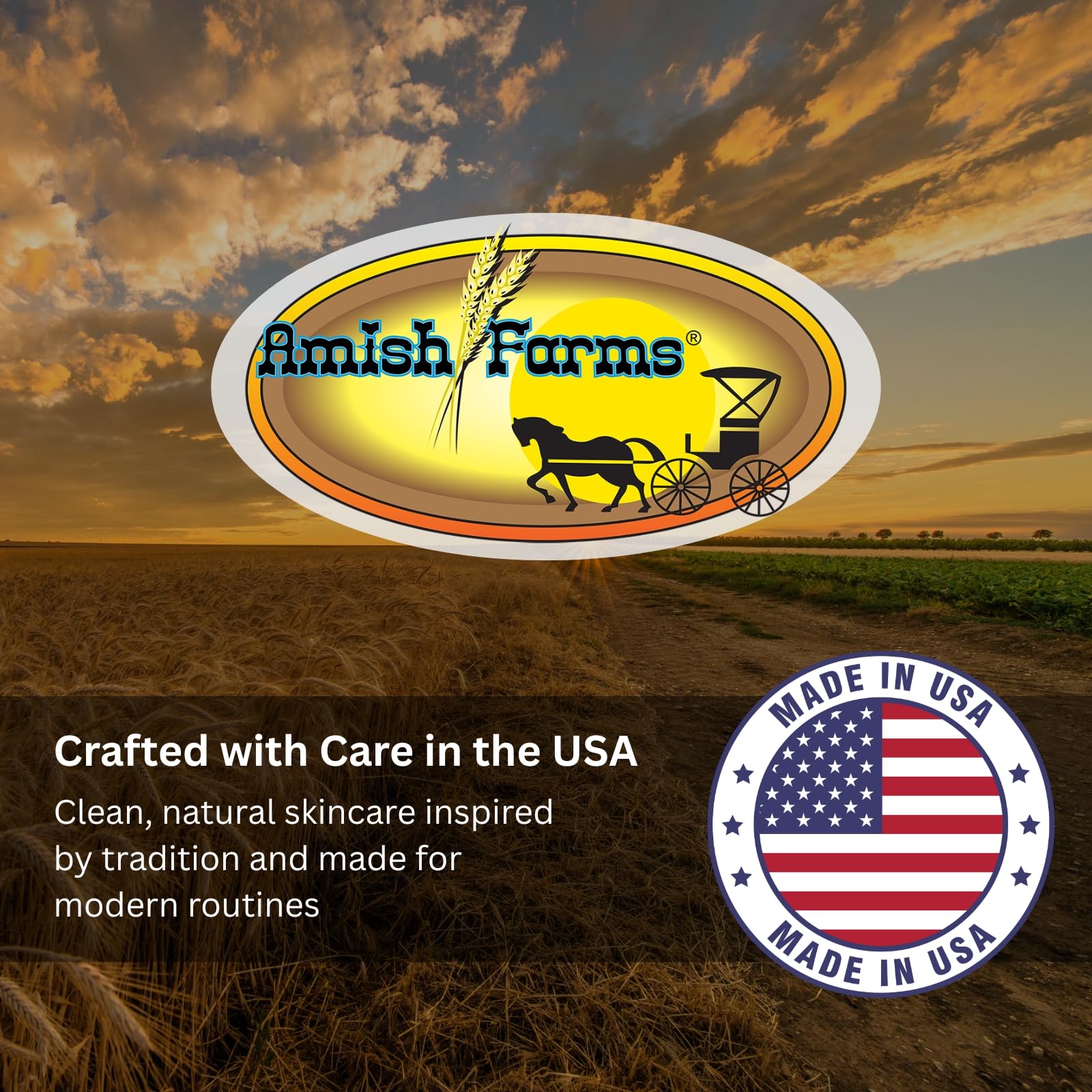 Non greasy absorption with Amish Farms beef tallow moisturizer