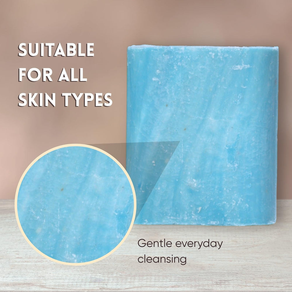 Amish Farms cruelty-free bar soap packaging signifying vegan formulation.