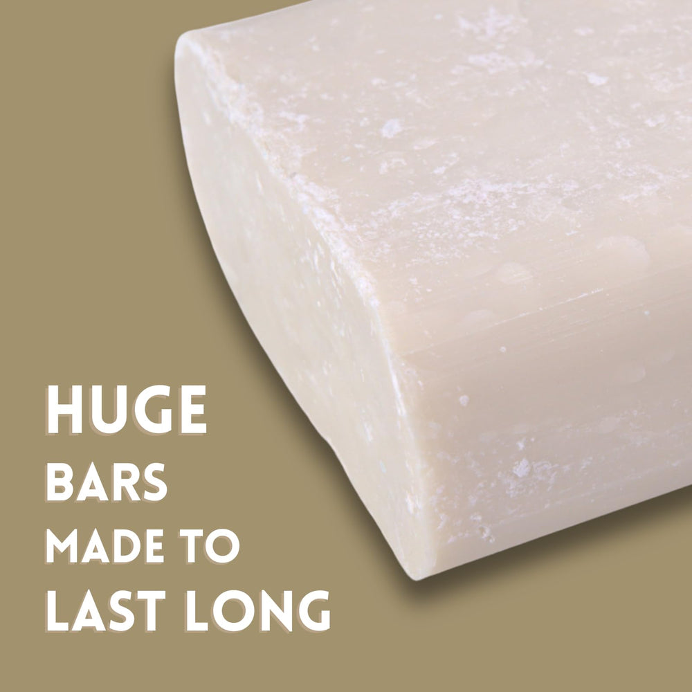 Amish Farms bar soap doubles as a mild shampoo bar with cleansing power.