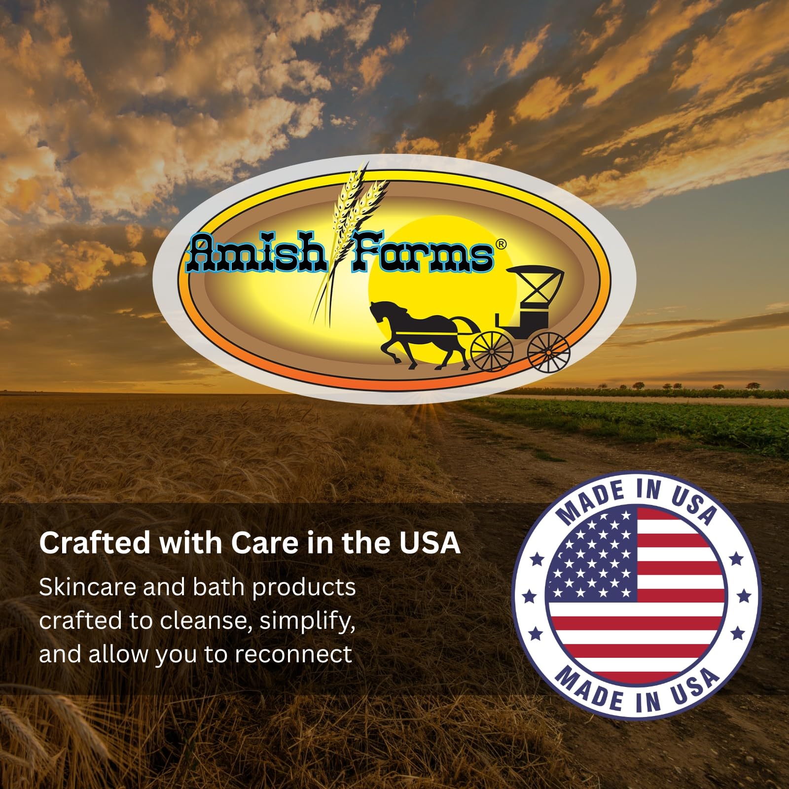 Amish Farms five bar pack made in USA for household use