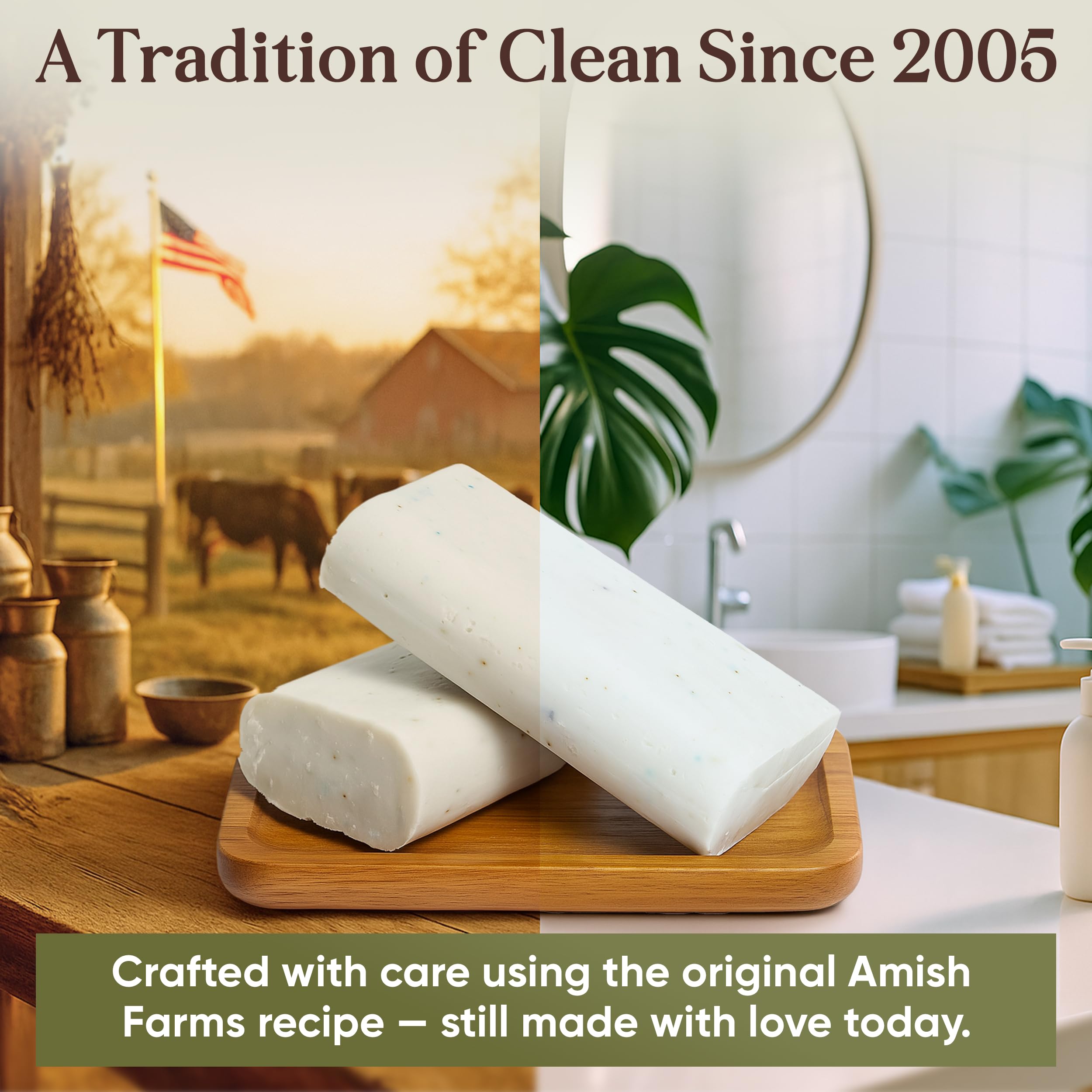 Amish Farms multi-color bars in tin for gifting or family use